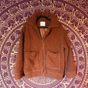 Cozy Brown Teddy Jacket